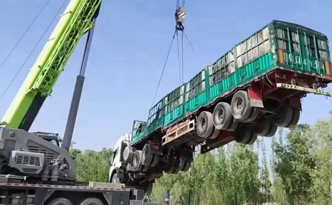 珲春道路脱困救援案例